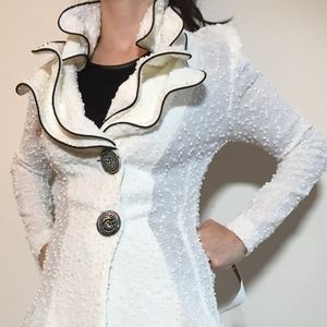 Fabulous Black and White Cocktail Jacket